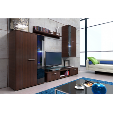 Living Wall unit SALSA 35SA WE01 fronts WENGE / wenge